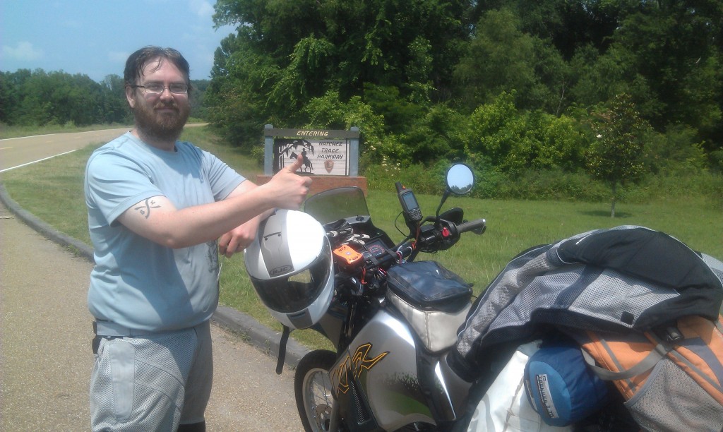 Matt at the Southern Terminus